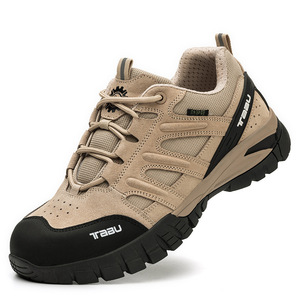 Calzado de Seguridad Suave para Hombre y Mujer, con Puntera de Fibra de Vidrio, Parte Superior de Malla Impermeable, Resistente a Impactos y Perforaciones, para Todas las Estaciones - Product Image 3