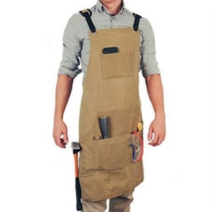 Muestra Gratuita de Delantal de Lona Encerada para Trabajadores, Ingenieros y Carpinteros, con Función Impermeable, Suave y Ventilado, Ideal para Cocina - Product Image 1