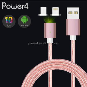 De Nylon trenzado usb magnético <span class=keywords><strong>cable</strong></span> de datos <span class=keywords><strong>para</strong></span> <span class=keywords><strong>iPhone</strong></span> 7plus Sistema IOS y Android - Product Image 1