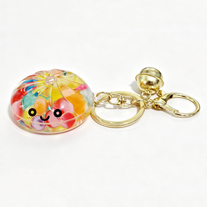 <span class=keywords><strong>Porte</strong></span>-clés mignon anti-stress en forme de boulette de raviolis Bao 3D pour sac à dos - Product Image 3