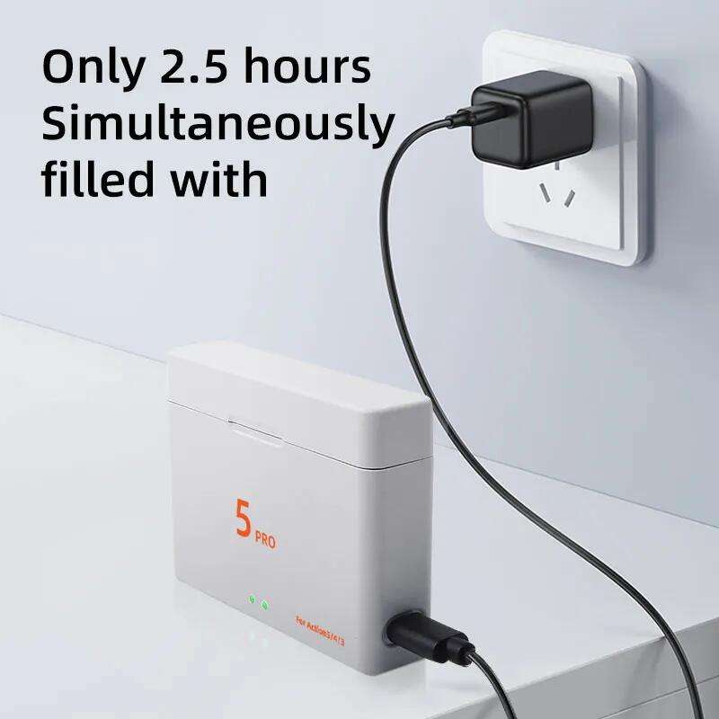 HONGDAK Wholesale Osmo Action 5 Pro / 4 / 3 Camera Battery Charger Box Dual-Slot Batteries Charger