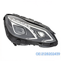 Faro Delantero LED Adaptativo para Automóvil con Volante a la Izquierda, OEM 2128202339 2128202439 para Mercedes-Benz Clase E W212 2014-2015, Conjunto de Luces Delanteras