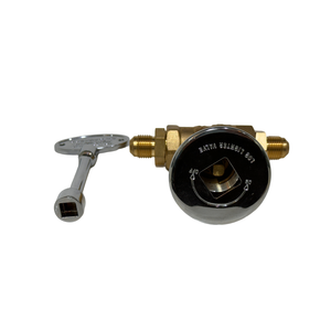 Kit de válvula de llave de gas recta LPG de 1/2 pulgadas para chimenea de pozo de fuego con llave de 3 pulgadas - Product Image 5