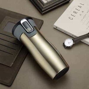 Vaso Térmico de Acero Inoxidable de Doble Pared con Aislamiento al Vacío de 14 oz, Antiderrames, para Coche, con Aislamiento Térmico de 6 a 12 Horas, con un Solo Clic, para Uso Transfronterizo - Product Image 5