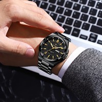 Reloj de Lujo para Hombre Poedagar 896, Original, Uso Diario, Resistente al Agua, Luminoso, de Acero Inoxidable, Reloj de Cuarzo para Hombre, Reloj Hombre, Montre