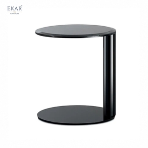 Table basse ronde en acier inoxydable <span class=keywords><strong>de</strong></span> style moderne et luxueux Dreamhause, petite table d'angle pour salon, meubles <span class=keywords><strong>de</strong></span> maison - Product Image 1