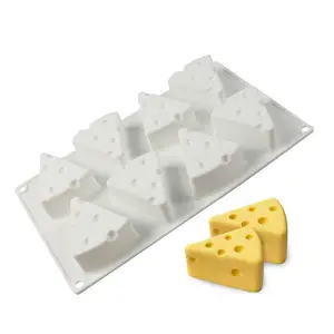 Moule à fromage en Silicone de qualité alimentaire, 8 cavités, 10803