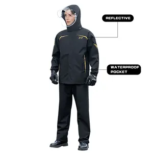 Custom Rain Pants Sports Raincoat 2-piece Waterproof Motorcycle Set Bicycle Motorcycle Travel Rain Coat