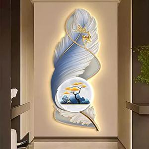 Lámparas de Pared Románticas de Estilo Nórdico en Material Metálico, Lámparas Colgantes de Pared de Lujo para Dormitorio, Decoración de Pared para el Hogar - Product Image 5