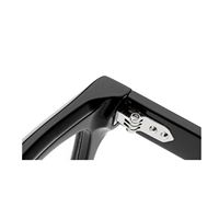 Montures de lunettes en acétate d'épaisseur de monture optique carrée en acétate modèle 25039 Montures de lunettes prêtes en stock Montures de lunettes Gafas