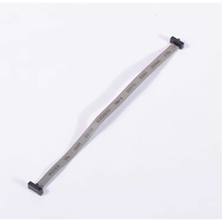 Câble plat IDC JIATEL 2,54 mm avec connecteur pour alimentation CC, pour ordinateur, longueur et AWG personnalisables, modèle JT-IDC-009