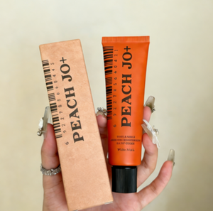 Crème pour les mains minimaliste PEACH JO+ à la pêche, crème pour les mains au musc blanc, hydratante et parfumée - Product Image 5