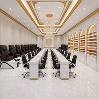 Kangmei - Mobilier de salon de manucure en gros - Chaise de spa multifonctionnelle pour pédicure et manucure avec jets sans tuyauterie et plomberie intégrée