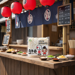 Fideos <span class=keywords><strong>Udon</strong></span> Instantáneos, Comida Étnica Asiática, Estilo Japonés, Fideos Gruesos para Supermercados, Cadenas de Tiendas Minoristas, Importación - Product Image 1