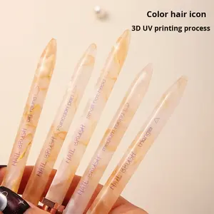 ปากกาอะคริลิครูปแบบแท่งยาวสำหรับศิลปะเล็บที่มีหัวแบนขนาดใหญ่สำหรับการวาดเส้นรูปดอก<span class=keywords><strong>เบญจมาศ</strong></span>เครื่องมือ<span class=keywords><strong>วาด</strong></span>เล็บป้องกันการเปรอะเปื้อน - Product Image 3