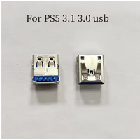 Connecteur arrière de remplacement pour console de jeu PS5, interface USB 3.0 3.1, neuf d'origine