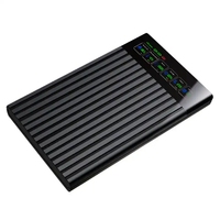 Nuevo diseño USB C carcasa de disco duro para 2,5 "SATA SSD HDD con pantalla LCD inteligente
