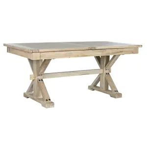 MESA DE COMEDOR DE MADERA RECICLADA 180X90X76 240 EXT - Product Image 3