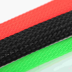 Manguito de aislamiento de PET ignífugo de alta calidad, manguito reticulado trenzado para tuberías de alta temperatura - Product Image 2