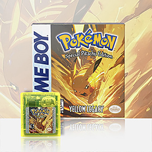 ตลับเกมส์สีเหลืองรุ่นเก่าของอเมริกา ไม่มี RTC  แบบแฟลชการ์ด  บันทึกความคืบหน้าได้  สำหรับเครื่องเล่นเกมส์ GBC ภาษาอังกฤษ - Product Image 1