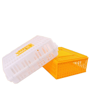 Cage de transport empilable en plastique maillé de type H pour volailles vivantes, panier à poulets et canards réutilisable, caisse de ferme portable pour volailles - Product Image 6