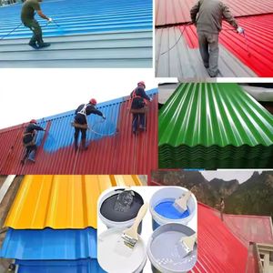 Pintura de techo a base de agua para la renovación de láminas de metal corrugado - Product Image 5