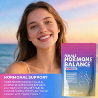 WELLBODY Soutien Hormonal Ménopause : Vitamines Gélifiées Naturelles pour Femmes – Améliore l'Immunité