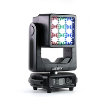 NOUVEAU Projecteur LED mobile RGBW 4*60W double face à rotation infinie, faisceau de lavage PULSAR pour discothèque, DJ, fête, club, bar, événement, mariage