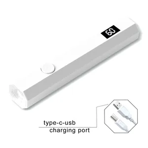 Mini UV LED Nail <b>Lamp</b> Professional Nail Dryer <b>with</b> LCD Display and <b>Timer</b> Nail Gel Curing <b>Lamp</b> Suitable for Home Salon Tools - Product Image 1