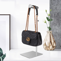 Support de Présentation de Sac à Main en Métal Personnalisé à Hauteur Réglable, Présentoir de Sacs pour Femmes