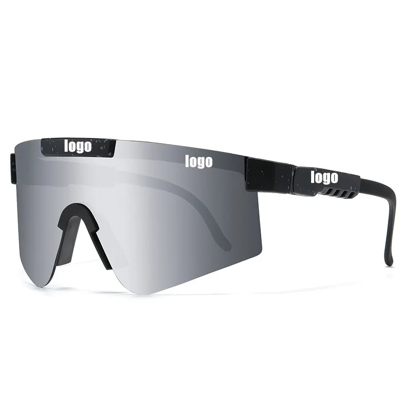2023 CASOCASO Fashion Sports Oversized Sunglasses Outdoor Windproof Glasses Riding Cycling Uv400 Polarized Eyewear Men