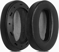 Coussinets d'oreille de remplacement Joghaw pour casque, compatibles avec MDR-1AM2, en cuir protéiné de qualité supérieure avec mémoire de forme douce