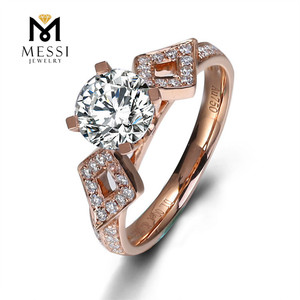 <span class=keywords><strong>Bague</strong></span> de fiançailles et de mariage en or blanc 14k 18k <span class=keywords><strong>avec</strong></span> <span class=keywords><strong>diamant</strong></span> VVS DEF <span class=keywords><strong>1</strong></span> <span class=keywords><strong>carat</strong></span>, <span class=keywords><strong>bague</strong></span> en moissanite synthétique CVD pour femmes, bijoux Messi - Product Image 1