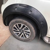 Accessoires extérieurs automobiles KQD, extensions d'ailes de roue en ABS, finition noire mate, pré-attachées avec adhésif 3M, ensemble de 8 pièces, compatibles