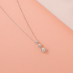 Exquisito Collar de Plata de Ley S925 con Forma de Estrella y Corazón, Súper Brillante, para Mujer, Colgante Moderno con Diseño de Número Único para Nicho - Product Image 4