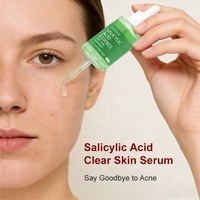 Serum Perawatan Kulit Asam Salisilat Label Pribadi Serum Niacinamide Vitamin C Serum Zinc PCA Perawatan Anti Jerawat