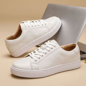 Zapatos de Cuero Genuino para Hombre, Talla Grande, Estilo Británico, Suela Gruesa, Casuales, de Cuero de Primera Calidad, Hechos a Mano - Product Image 5