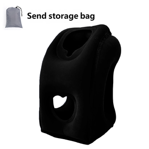 Aufblasbares Nackenkissen mit Eigenem Logo zum Schlafen gegen Nacken- und Schulterschmerzen Aufblasbares Reisekissen für Flugzeuge - Product Image 4