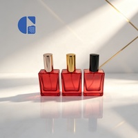 Botol Parfum Kaca Kotak Mini Kosong 5 - 15 ml Desain Sekrup Portabel Botol Sampel Parfum Minyak untuk Kemasan Kosmetik