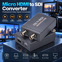 Micro-convertisseur HDMI vers 3G SDI, convertisseur HDMI en entrée vers SDI en sortie, adaptateur de signal sans perte à faible latence pour les projets de diffusion