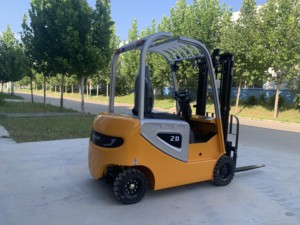 รถยกไฟฟ้าขับเคลื่อนสี่ล้อรถยกแบตเตอรี่ไฮดรอลิกแบบพกพา1.5 2ton - Product Image 3