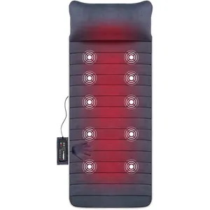 Oem Electric Memory Foam Elektrischer Vibrator <span class=keywords><strong>Massage</strong></span> gerät Bett Matratze Topper Ganzkörper <span class=keywords><strong>Thai</strong></span> Für Hals, Rücken, Taille, Beine Schmerz linderung - Product Image 1