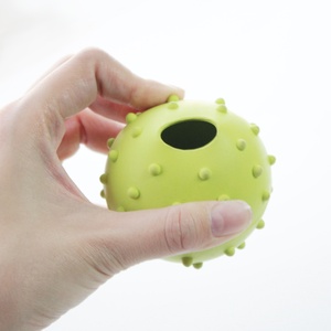 Contoh gratis mainan hewan peliharaan <span class=keywords><strong>Spiky</strong></span> karet tidak beracun bola gemerincing kucing mainan bermain - Product Image 6