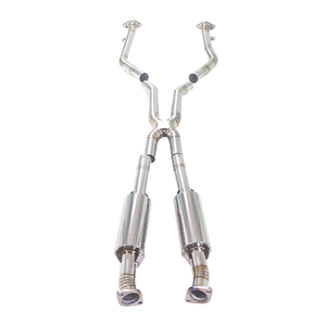 Tubo de Escape de Aleación de Titanio <span class=keywords><strong>GFC</strong></span> Compatible con Lexus IS500 RCF GSF 5.0L V8, Tubo Medio de Rendimiento de Igual Longitud, con Resonador Doble - Product Image 4