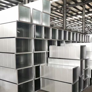 Tuyau en tôle d'acier galvanisé pour climatisation centrale, ventilation de garage, tuyau d'évacuation, plaque en fer angulaire, certifié SASO, découpe - Product Image 3