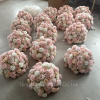 Centre de table de mariage en fleurs artificielles, boule de roses blanches, centres de table de mariage, centres de table floraux en roses pour la table de mariage