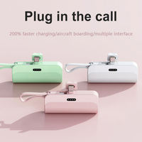 Cadeau de Noël 2024, 9Mini Power Bank, chargeur portable rapide et mignon en forme de capsule, 4000 mA avec certification KC