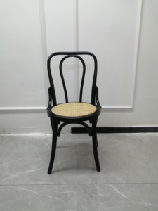 <span class=keywords><strong>Chaise</strong></span> de salle à manger en rotin tressé <span class=keywords><strong>Thonet</strong></span> en bois massif courbé style <span class=keywords><strong>bistrot</strong></span> - Product Image 4