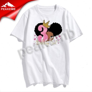 T-shirts d'anniversaire pour filles à la mélanine, T-shirt rose princesse, transfert pour peau brune, T-shirt à presser à chaud pour filles, Black Girl Magic <span class=keywords><strong>Sista</strong></span> Transfer - Product Image 4