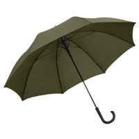 Parapluie Droit Imbattable à Long Manche avec Crochet en J, Cadre Renforcé Coupe-Vent, Protection Soleil et Pluie, pour Centres de Distribution en Gros